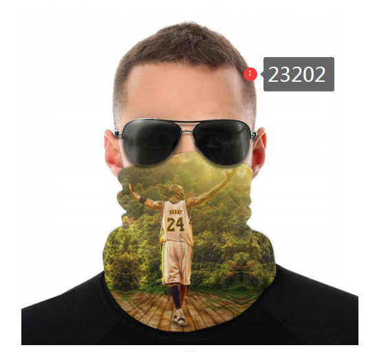 NBA 2021 Los Angeles Lakers #24 kobe bryant 23202 Dust mask with filter->nba dust mask->Sports Accessory